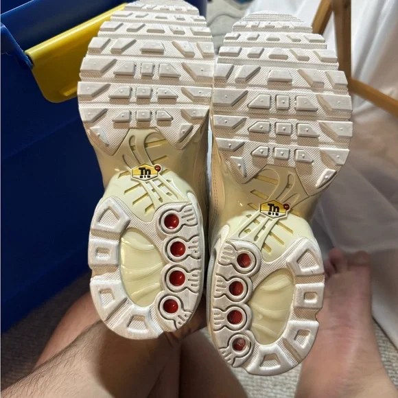 Nike Air Max Plus TN white Metallic Silver 6.5y(women’s 8) - Picture 5 of 7